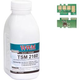 Принтерний тонер WWM Samsung ML-2160/2165, SCX-3400/3405, SL-M2020/2070 45 г + chip Black (TCD111)