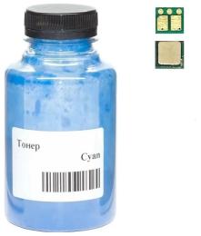 Принтерний тонер AHK Canon 067 70г + chip Cyan MF651Cw/MF655Cdw/MF657Cdw 2.4K (50000410)