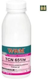 Принтерний тонер AHK Canon 067 70г + chip Magenta MF651Cw/MF655Cdw/MF657Cdw 2.4K (50000413)