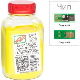 Принтерний тонер AHK Canon LBP-650/MF-730, 90г + chip Yellow (1505217)