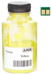 Принтерний тонер ANK HP CLJ Pro 3203/3303, W2222A chip 40г Yellow (50000774)