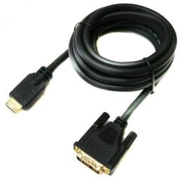 Відео-кабель Viewcon VD 066 HDMI(тато)DVI(тато), 3m Black