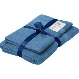 Рушник Ardesto Splendid 50х90см, 70х140см, 2шт, 100% бавовна Blue (ART2359BL)