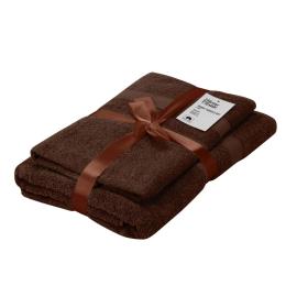 Рушник Ardesto Splendid 50х90см, 70х140см, 2шт, 100% бавовна Brown (ART2359BR)