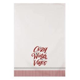 Рушник Ardesto Happy Holidays 45х65см, 90% поліестер, 10% бавовна White (ART4565HW)