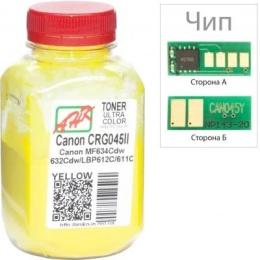 Принтерний тонер AHK Canon MF610/630 35г + chip Yellow (3203123)