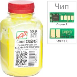 Принтерний тонер AHK Canon MF610/630 70г + chip Yellow (1505209)