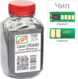 Принтерний тонер AHK Canon MF610/630 80г + chip Black (3203113)