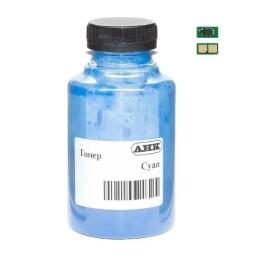 Принтерний тонер АНК Canon iRUNNER C3326I, C-EXV65 300г 11K chip Cyan (50000534)