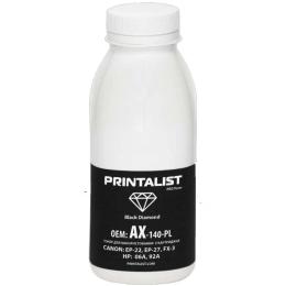 Принтерний тонер Printalist HP LJ 1100/5L/6L 140г Black (AX-140-PL)