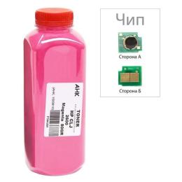 Принтерний тонер AHK HP CLJ 1600/2600/2605, 80г + chip Magenta (1500190)