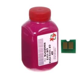 Принтерний тонер AHK HP CLJ CP1215/CP1515/CM1312 40г + chip Magenta (1500150)