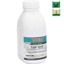Принтерний тонер WWM HP CLJ CP1215/CP1515/CM1312 55г + chip Black (TC1215B)