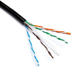 Вита пара OK-Net U/UTP External Cat.6 AWG23 solid, PE Fca, Box 305m Black