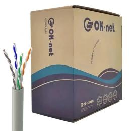 Вита пара OK-Net UTP 305м cat.6 (U/UTP-cat.6) (КПВ-ВП (250) 4 * 2 * 0, 51)