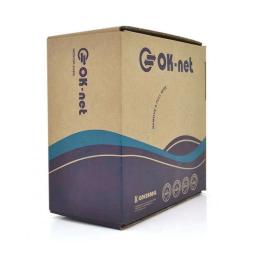 Вита пара OK-Net UTP-cat.5E-SL, трос 4 * 0, 5мм, outdoor, 305м (КППт-ВП (100) 4 * 2 * 0, 49)