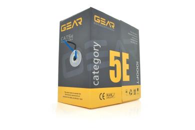 Вита пара Gear FTP 4x2x0, 51 Cat5E, CCA Premium, 305m Blue
