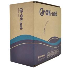 Вита пара OK-Net FTP 305м cat.5e (F/UTP-cat.5E-SL) (КПВЭ-ВП (100) 4 * 2 * 0, 48)