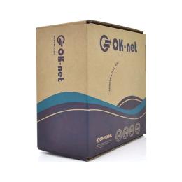 Вита пара OK-Net FTP cat.5e, 305м (F/UTP-cat.5E-SL) (КПВЭ-ВП (100) 4 * 2 * 0, 46)