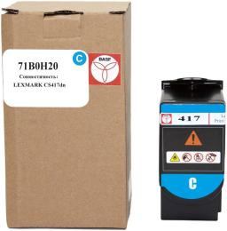 Тонер-картридж для принтера BASF Lexmark CS417dn Cyan 71B0H20 (BASF-KT-71B0H20)