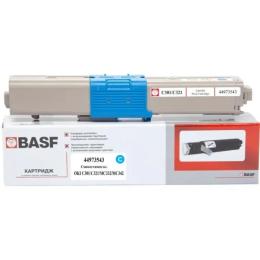 Тонер-картридж для принтера BASF OKI C301/C321/MC332/MC342 Cyan 44973543 (KT-44973543)