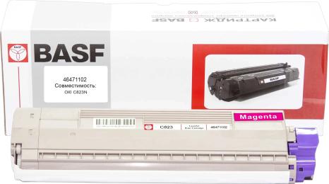 Тонер-картридж для принтера BASF OKI C822/823/833dn Magenta 46471102 (KT-46471102)