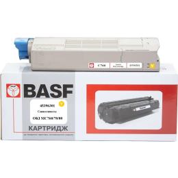 Тонер-картридж для принтера BASF OKI MC760/770/780 Yellow 45396301 (KT-45396301)