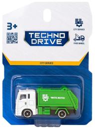 Іграшкова техніка TechnoDrive 250421CG-2 Сміттєвоз 1:64