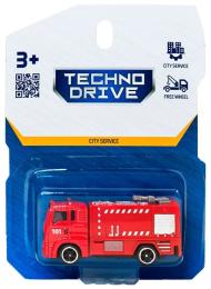 Іграшкова техніка TechnoDrive 250421CG-1 Пожежна Машина 1:64