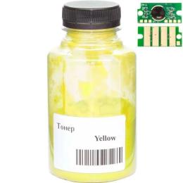 Принтерний тонер AHK Xerox Phaser 6510, 130г + chip Yellow (3203669)