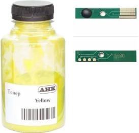 Принтерний тонер AHK Xerox Phaser 6510/6515 80 г + chip 106R03487 2, 4 K Yellow (72263006)