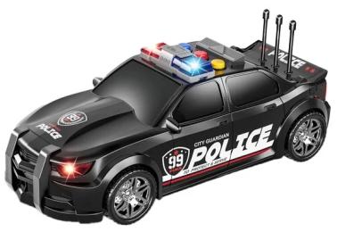 Іграшкова техніка CARS S CJ-2924205 Black Поліцейська машина 1:16