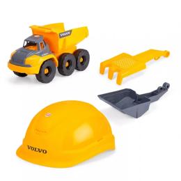 Іграшкова техніка Dickie Toys 3729014 Вольво. Самоскид з каскою та лопатою
