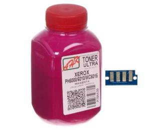 Принтерний тонер AHK Xerox Ph6000/6010 20 г + chip reg2/4 Magenta (1500257)