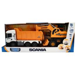 Іграшкова техніка TechnoDrive 8001KS Самоскид Scania і екскаватор 2 in 1 Truck