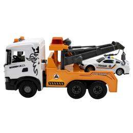 Іграшкова техніка TechnoDrive 3004KS Евакуатор Scania з машиною поліції