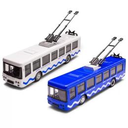 Іграшкова техніка TechnoDrive KM250424 Міський тролейбус Дніпро