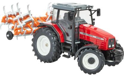 Іграшкова техніка Britains Трактор Massey Ferguson 6290 з культиватором 1: 32 (43335)