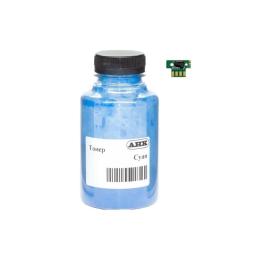 Принтерний тонер АНК XEROX С310/315 150г chip Cyan (50000525)