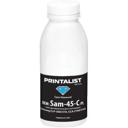Принтерний тонер Printalist Samsung CLP-300/310, CLX-2160/3160 45г Cyan (Sam-45-C-PL)