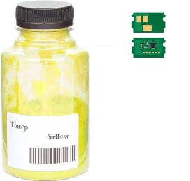 Принтерний тонер AHK Kyocera TK-5220 30г + chip Yellow (3203559)