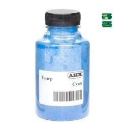 Принтерний тонер АНК yocera Ecosys PA2600/MA6100, TK-5450 90г 3.2K chip Cyan (50000617)