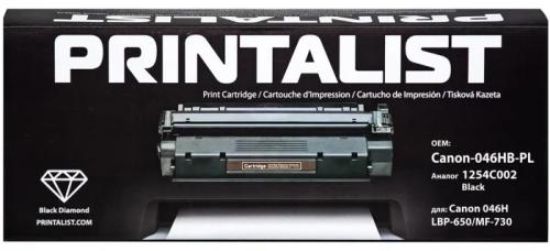 Тонер-картридж для принтера Printalist Canon 046 Black LBP-650/MF-730 1250C002 (Canon-046B-PL)