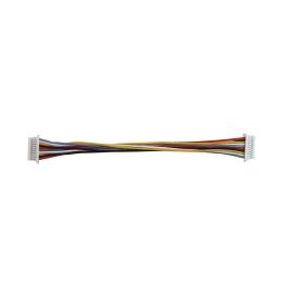 Кабель силіконовий Micro JST SH1.0 F 10pin - Micro JST SH1.0 F 10pin 32AWG розгорнутий (100 мм) (50 шт)