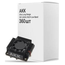 Відеопередавач (VTX) AKK Ultra Long Range 3W 5.8GHz 96CH Low Band упаковка 360 шт (TX3000AC360)