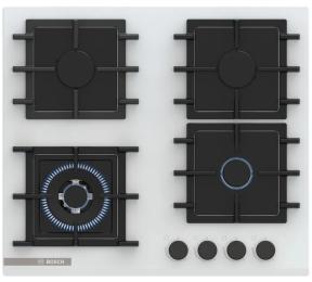 Варильна поверхня Bosch PNK6B2P40R White