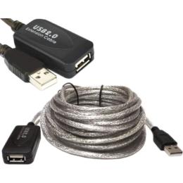 Кабельний подовжувач VALUE (B00509) USB 2.0 AM/AF 15м