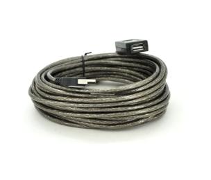 Кабельний подовжувач Voltronic USB 2.0 AM/AF, 10m (YT-AECWC AM/AF-10.0m) з чіпом