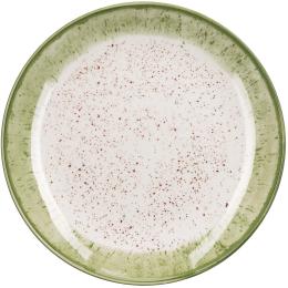 Тарілка Ardesto Siena, 27см White Green