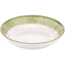 Тарілка Ardesto Siena, 20см White Green